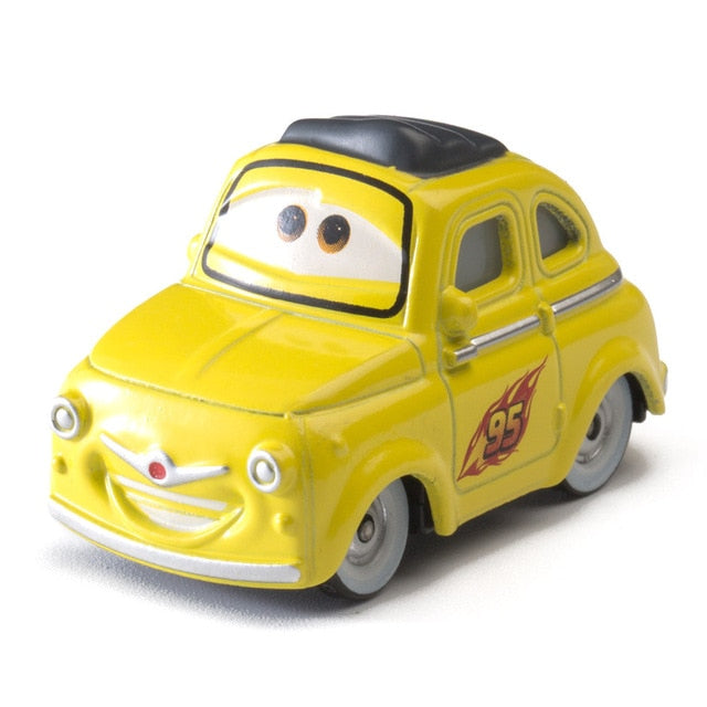Disney Pixar Cars 3 Lightning McQueen Fire truck Mater Jackson Storm Ramirez 1:55 Diecast Metal Alloy Model Toys For Children