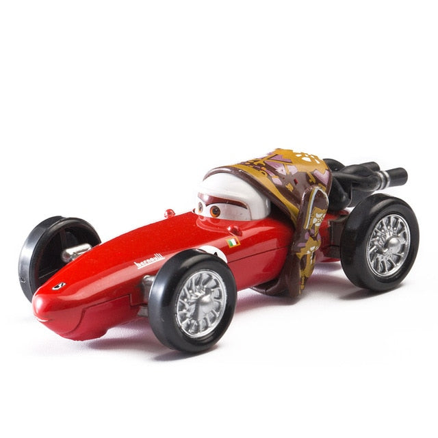 Disney Pixar Cars 3 Lightning McQueen Fire truck Mater Jackson Storm Ramirez 1:55 Diecast Metal Alloy Model Toys For Children