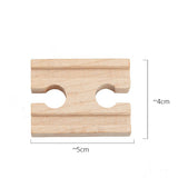 TBKJOYS Wooden Train Track Railway Accessories All Kinds of Wood Track Variety Component Educational Toys