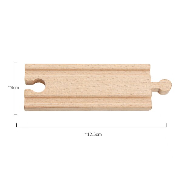 TBKJOYS Wooden Train Track Railway Accessories All Kinds of Wood Track Variety Component Educational Toys