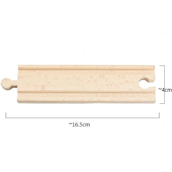 TBKJOYS Wooden Train Track Railway Accessories All Kinds of Wood Track Variety Component Educational Toys