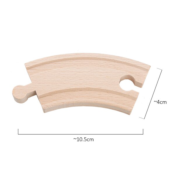 TBKJOYS Wooden Train Track Railway Accessories All Kinds of Wood Track Variety Component Educational Toys