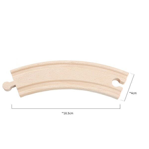 TBKJOYS Wooden Train Track Railway Accessories All Kinds of Wood Track Variety Component Educational Toys