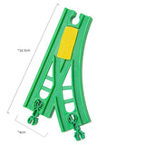 TBKJOYS Wooden Train Track Railway Accessories All Kinds of Wood Track Variety Component Educational Toys