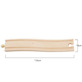 TBKJOYS Wooden Train Track Railway Accessories All Kinds of Wood Track Variety Component Educational Toys