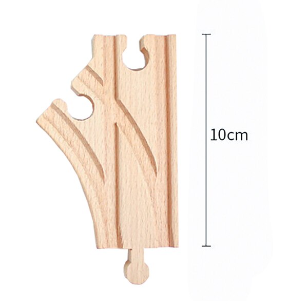 TBKJOYS Wooden Train Track Railway Accessories All Kinds of Wood Track Variety Component Educational Toys