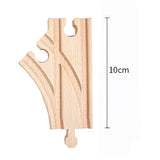 TBKJOYS Wooden Train Track Railway Accessories All Kinds of Wood Track Variety Component Educational Toys