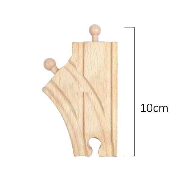 TBKJOYS Wooden Train Track Railway Accessories All Kinds of Wood Track Variety Component Educational Toys