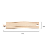 TBKJOYS Wooden Train Track Railway Accessories All Kinds of Wood Track Variety Component Educational Toys