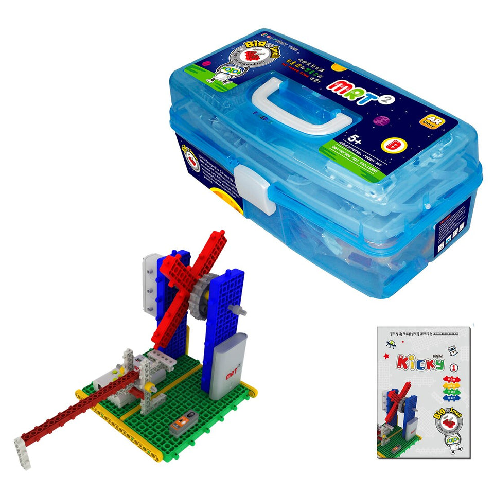 My Robot Time MRT New Kicky Colorful Robots Bulding Block Kit Assembly Educational Robot Toy for Beginner 4-7 Years Old