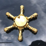 New Kinetic Colorful Hand Spinner Fidget Zinc Alloy Metal Fidget Spinner Metal Bearing Edc Finger Spinner Hand Relieves Stress E