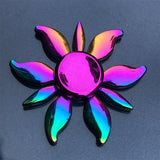 New Kinetic Colorful Hand Spinner Fidget Zinc Alloy Metal Fidget Spinner Metal Bearing Edc Finger Spinner Hand Relieves Stress E