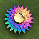 New Kinetic Colorful Hand Spinner Fidget Zinc Alloy Metal Fidget Spinner Metal Bearing Edc Finger Spinner Hand Relieves Stress E