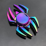 New Kinetic Colorful Hand Spinner Fidget Zinc Alloy Metal Fidget Spinner Metal Bearing Edc Finger Spinner Hand Relieves Stress E