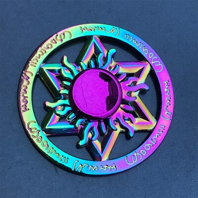 New Kinetic Colorful Hand Spinner Fidget Zinc Alloy Metal Fidget Spinner Metal Bearing Edc Finger Spinner Hand Relieves Stress E