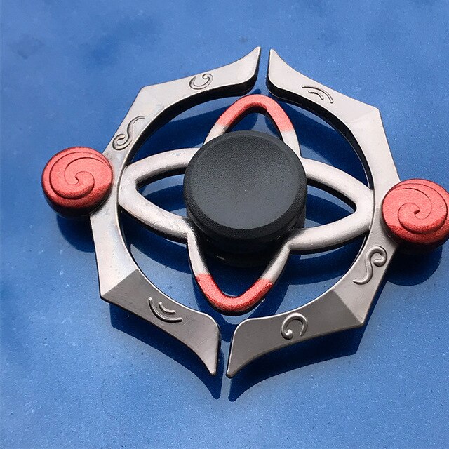 R118 Bearing Adult Spinner Gyro Sniper Tri Finger Spinner Metal Toys for Children Spinner Ring Smoke Bomb Pan Shape