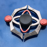 R118 Bearing Adult Spinner Gyro Sniper Tri Finger Spinner Metal Toys for Children Spinner Ring Smoke Bomb Pan Shape