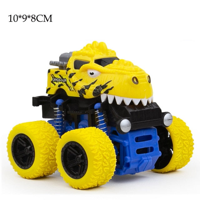 35 Styles Toys Car-Mini Inertial Off-Road Vehicle Pullback Children Shock Plastic Friction Stunt Car For Kids boys Toys Car Gift