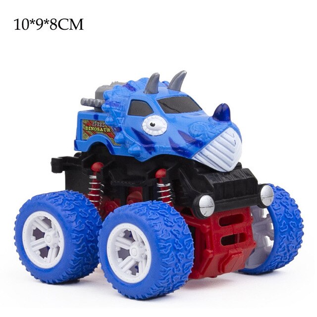 35 Styles Toys Car-Mini Inertial Off-Road Vehicle Pullback Children Shock Plastic Friction Stunt Car For Kids boys Toys Car Gift