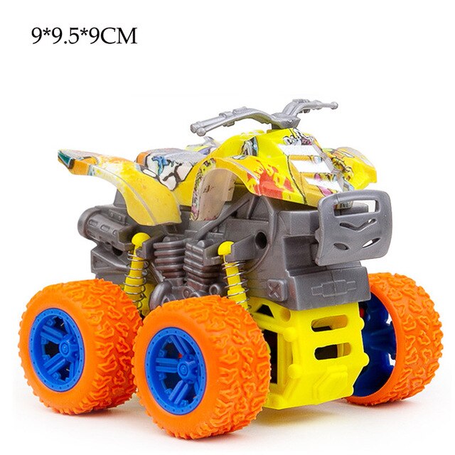 35 Styles Toys Car-Mini Inertial Off-Road Vehicle Pullback Children Shock Plastic Friction Stunt Car For Kids boys Toys Car Gift