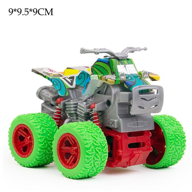 35 Styles Toys Car-Mini Inertial Off-Road Vehicle Pullback Children Shock Plastic Friction Stunt Car For Kids boys Toys Car Gift