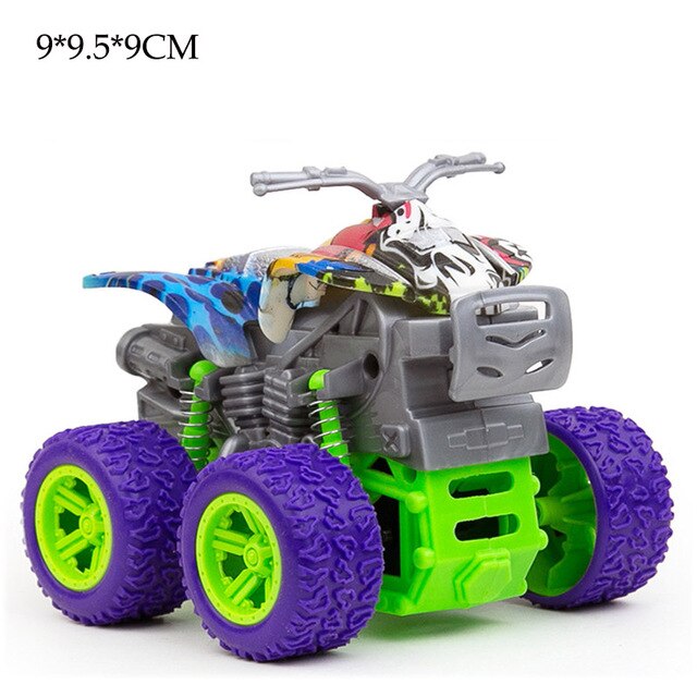 35 Styles Toys Car-Mini Inertial Off-Road Vehicle Pullback Children Shock Plastic Friction Stunt Car For Kids boys Toys Car Gift