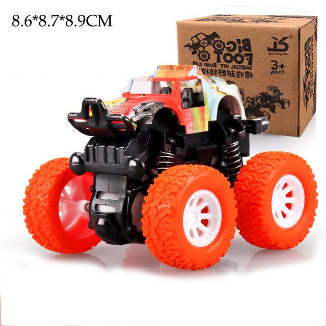 35 Styles Toys Car-Mini Inertial Off-Road Vehicle Pullback Children Shock Plastic Friction Stunt Car For Kids boys Toys Car Gift