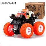 35 Styles Toys Car-Mini Inertial Off-Road Vehicle Pullback Children Shock Plastic Friction Stunt Car For Kids boys Toys Car Gift