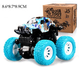 35 Styles Toys Car-Mini Inertial Off-Road Vehicle Pullback Children Shock Plastic Friction Stunt Car For Kids boys Toys Car Gift