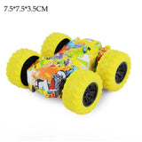 35 Styles Toys Car-Mini Inertial Off-Road Vehicle Pullback Children Shock Plastic Friction Stunt Car For Kids boys Toys Car Gift