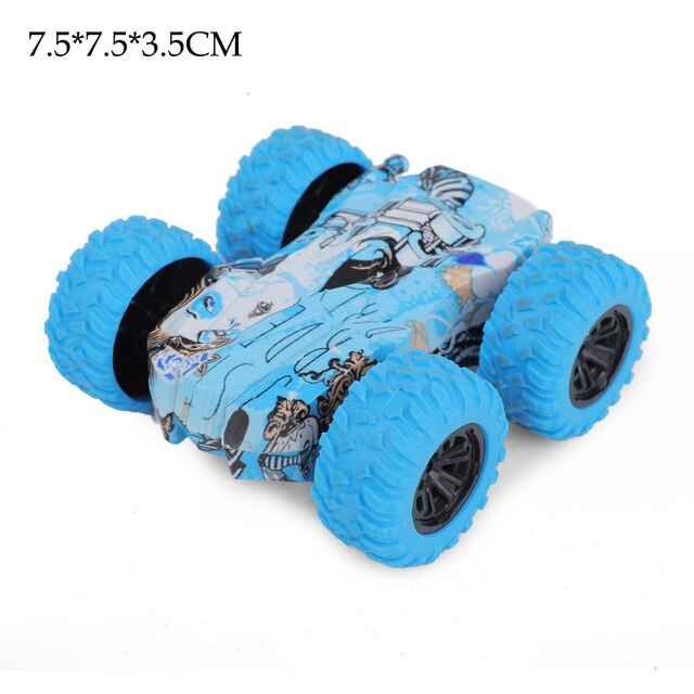 35 Styles Toys Car-Mini Inertial Off-Road Vehicle Pullback Children Shock Plastic Friction Stunt Car For Kids boys Toys Car Gift