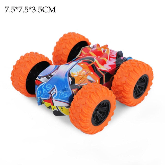 35 Styles Toys Car-Mini Inertial Off-Road Vehicle Pullback Children Shock Plastic Friction Stunt Car For Kids boys Toys Car Gift