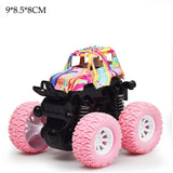 35 Styles Toys Car-Mini Inertial Off-Road Vehicle Pullback Children Shock Plastic Friction Stunt Car For Kids boys Toys Car Gift