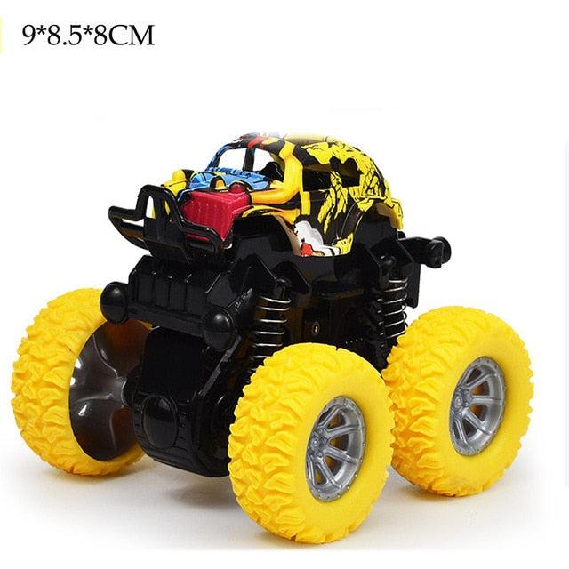 35 Styles Toys Car-Mini Inertial Off-Road Vehicle Pullback Children Shock Plastic Friction Stunt Car For Kids boys Toys Car Gift