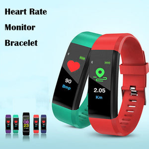 115plus Smart Bracelet Message Reminder Waterproof Blood Pressure Heart Rate Monitor Bluetooth Sports Watch For Adult Children