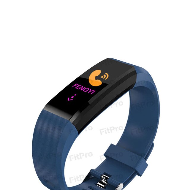 115plus Smart Bracelet Message Reminder Waterproof Blood Pressure Heart Rate Monitor Bluetooth Sports Watch For Adult Children