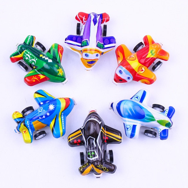 5 PCS/ Lot Pull Back Car Toys Racing Cars Baby Mini Cartoon Small Bus Truck Air Plane Colorful Kids Toys for Children Boy Gifts