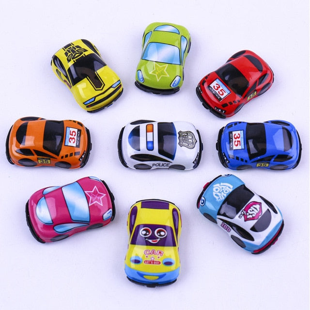 5 PCS/ Lot Pull Back Car Toys Racing Cars Baby Mini Cartoon Small Bus Truck Air Plane Colorful Kids Toys for Children Boy Gifts