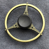 Bronze Superman Finger Spinner Toys for Children Thor Hammer Alloy Metal Hand Tri Spinner Ring for Adults Toys