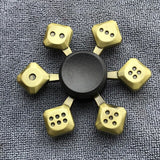 Bronze Superman Finger Spinner Toys for Children Thor Hammer Alloy Metal Hand Tri Spinner Ring for Adults Toys