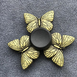 Bronze Superman Finger Spinner Toys for Children Thor Hammer Alloy Metal Hand Tri Spinner Ring for Adults Toys