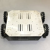 70KG Big Load Mecanum Wheel Robot Car Chassis with 4pcs 24V Encoder Motor PS2 Arduino Controller for ROS Shooting Platform