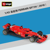 Bburago 1:43 SF90 No. 5 F1 racing formula racing static simulation alloy alloy car model Ferrari