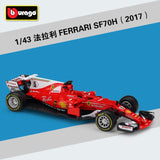 Bburago 1:43 SF90 No. 5 F1 racing formula racing static simulation alloy alloy car model Ferrari