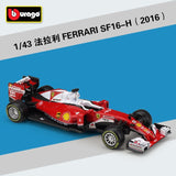 Bburago 1:43 SF90 No. 5 F1 racing formula racing static simulation alloy alloy car model Ferrari