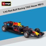 Bburago 1:43 SF90 No. 5 F1 racing formula racing static simulation alloy alloy car model Ferrari