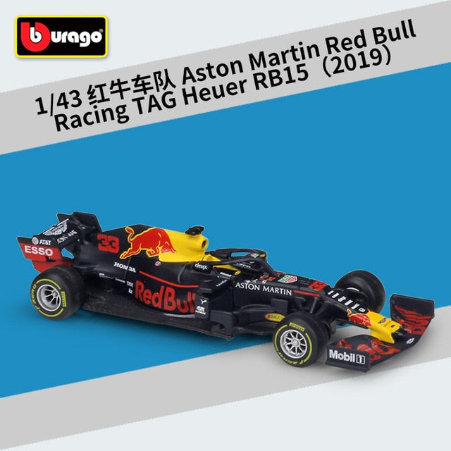 Bburago 1:43 SF90 No. 5 F1 racing formula racing static simulation alloy alloy car model Ferrari