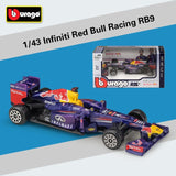 Bburago 1:43 SF90 No. 5 F1 racing formula racing static simulation alloy alloy car model Ferrari