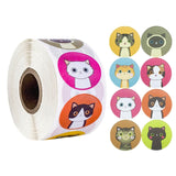 Stationery Stickers Cute Cat Sticky Paper animal Diary sticker For Decoration Scrapbooking of reward of kids sticker