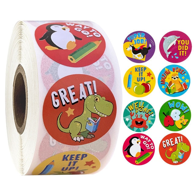 Stationery Stickers Cute Cat Sticky Paper animal Diary sticker For Decoration Scrapbooking of reward of kids sticker